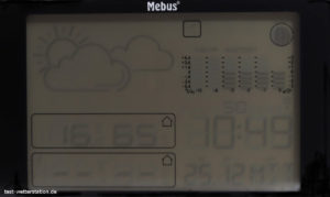 mebus funkwetterstation display